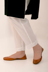 Straight Trouser ( Egg White Colour)