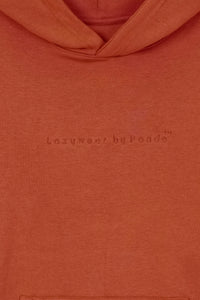 Lazywear Essential Hoodie — Rust Clay — W