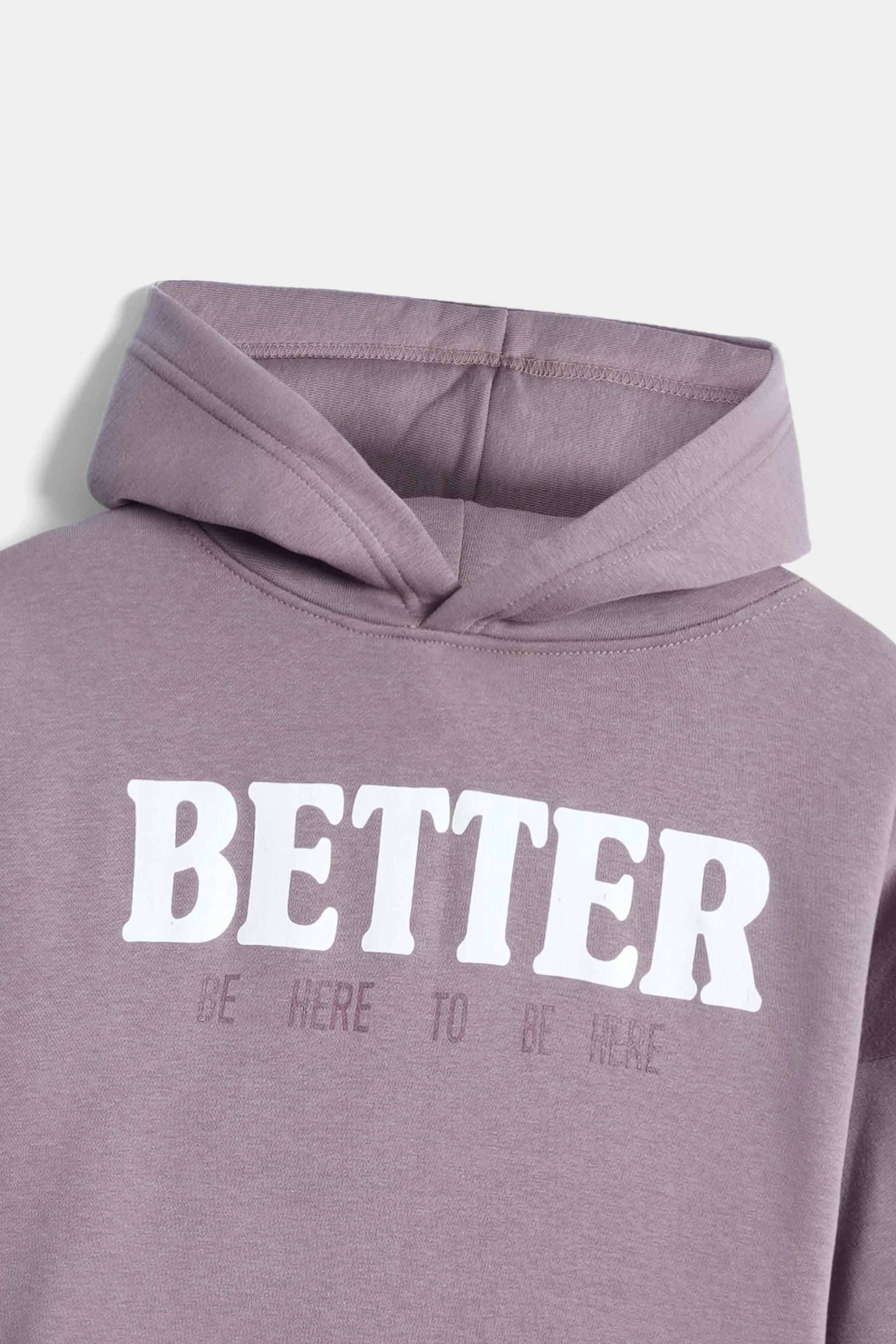 Mauve graphic hoodie