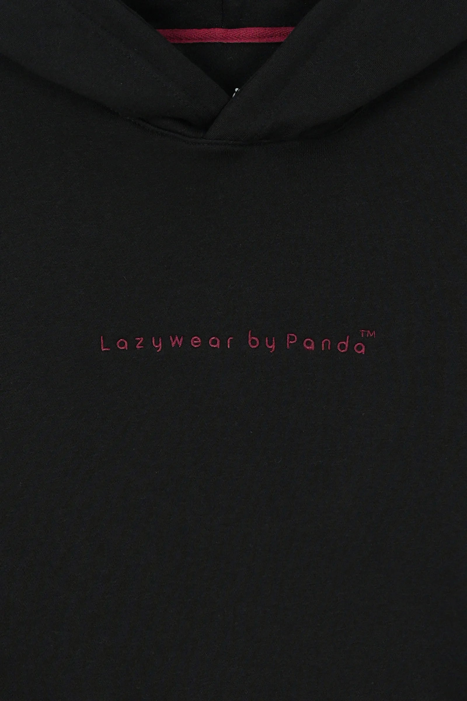 Lazywear Essential Hoodie — Onyx Black — W
